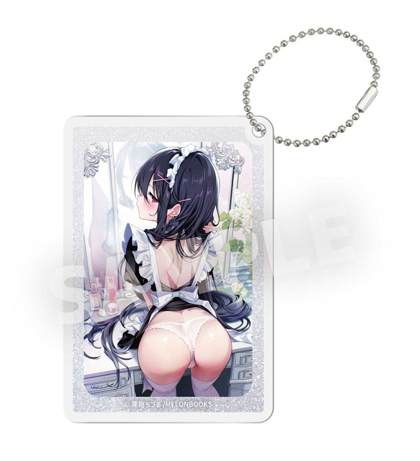栗餅ちづる先生 飾れる!輝く!限定グリッターキーホルダー(MelonbooksGirlsCollection 2025 GW)