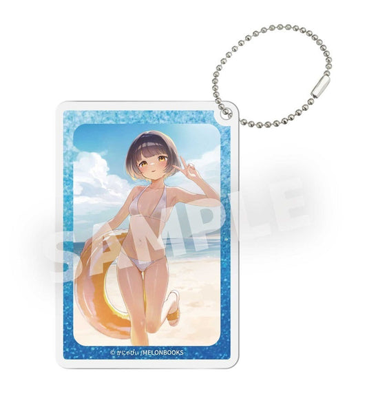 かにゃぴぃ先生 飾れる!輝く!限定グリッターキーホルダー(MelonbooksGirlsCollection 2025 GW)