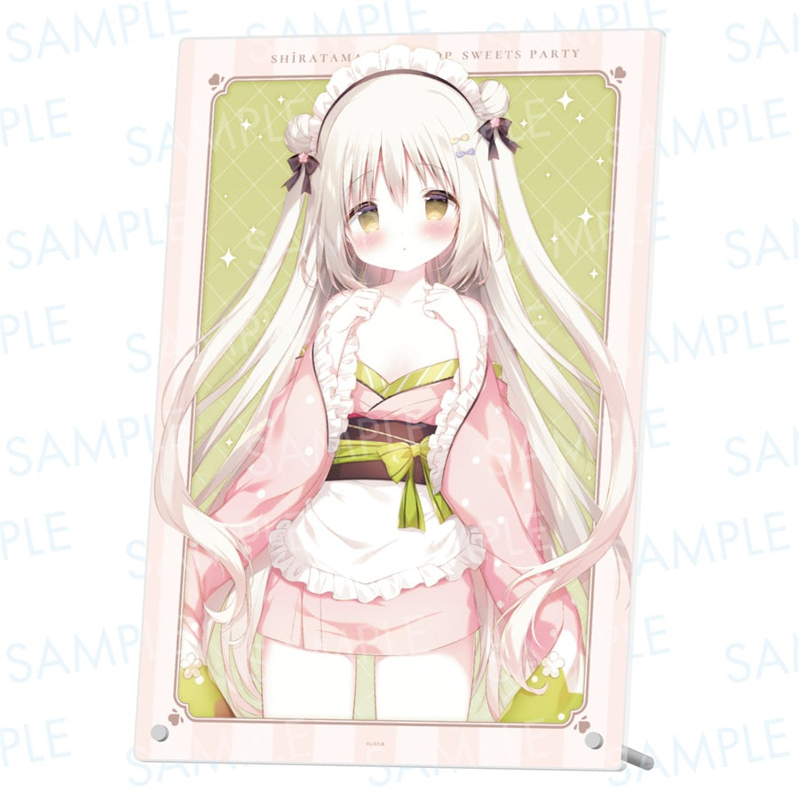 こまめ(sh024) 特製 A4アクリルパネル ビル丸ごと!?しらたまオンリーショップ～Sweets Party～