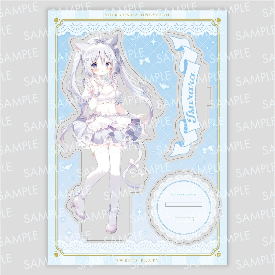 つらら(sh002) 描き下ろし A5アクリルフィギュア ビル丸ごと!?しらたまオンリーショップ～Sweets Party～