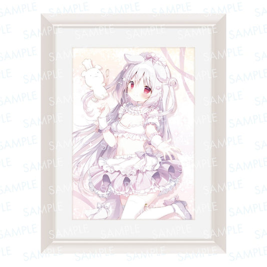 しろいいぬ(sh001) 描き下ろし 複製原画 ビル丸ごと!?しらたまオンリーショップ～Sweets Party～